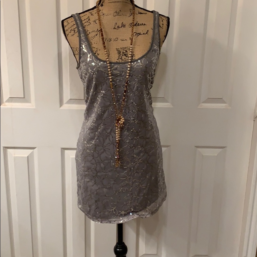 Metallic dress